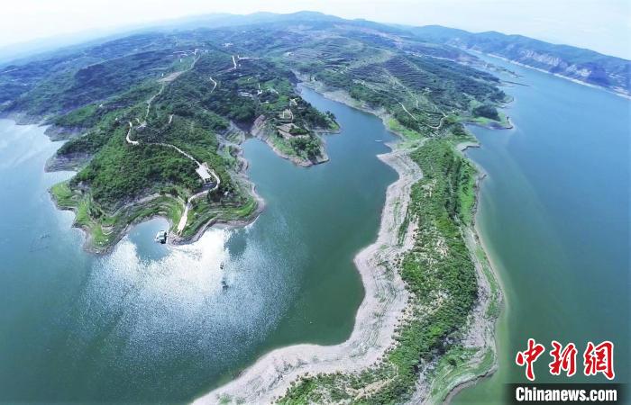 圖為航拍生態園現狀。　馮華 攝