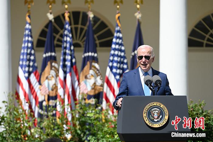 當地時間4月25日，美國總統、民主黨人拜登以一段競選視頻宣傳片，正式宣布2024年競選連任。資料圖為拜登在白宮。 <a target='_blank' href='/' _fcksavedurl='/'><p  align=