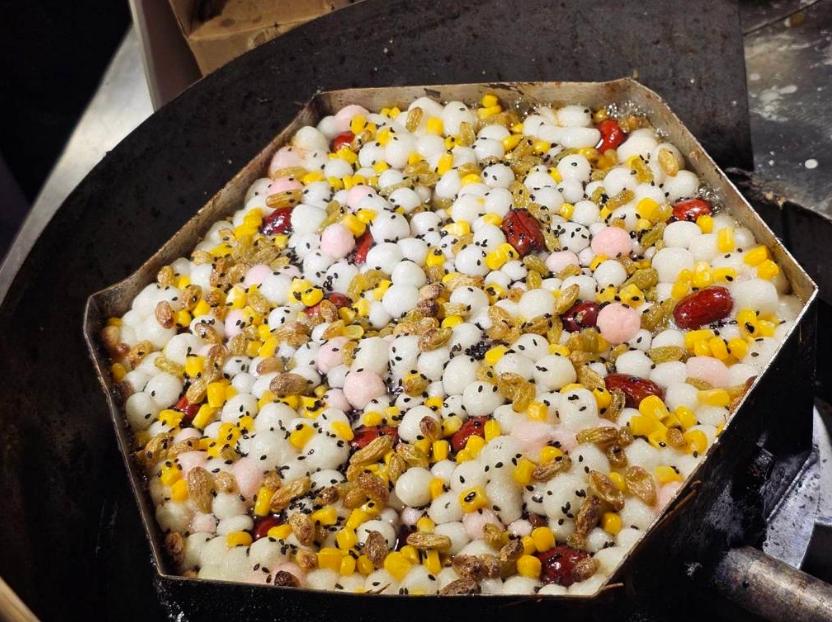 南京特色小吃梅花糕。圖片來源：臺灣“中時新聞網”游定剛攝