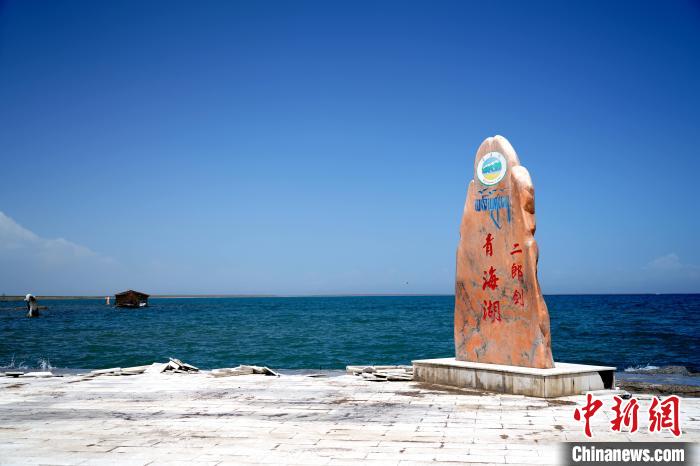 圖為青海湖景區一角。　孫睿 攝