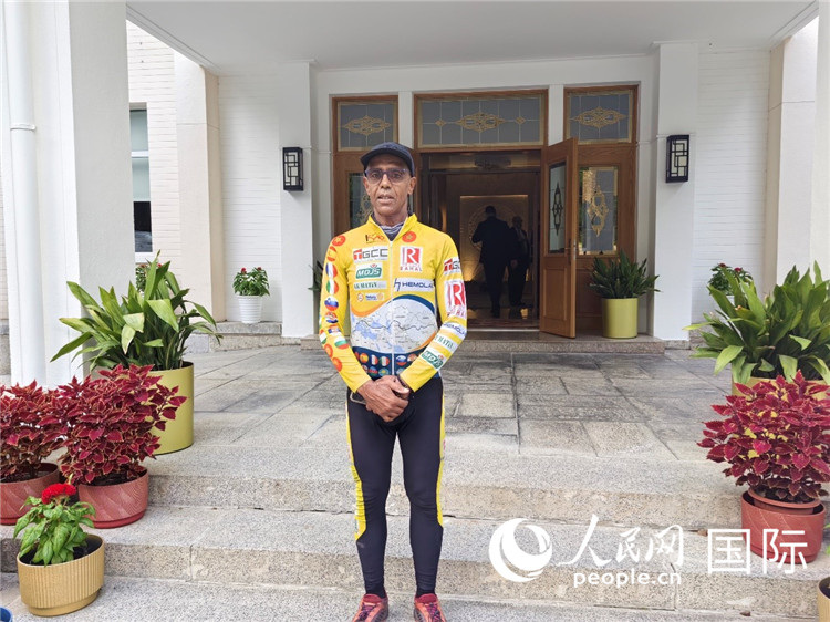 9月6日,卡里姆·穆斯塔在摩洛哥駐華大使官邸。人民網記者 王晶攝