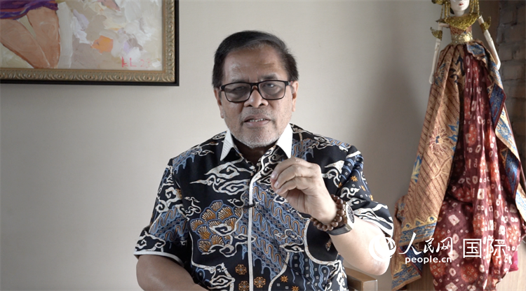 5月14日,印度尼西亞大使周浩黎接受人民網專訪。人民網 王婧攝