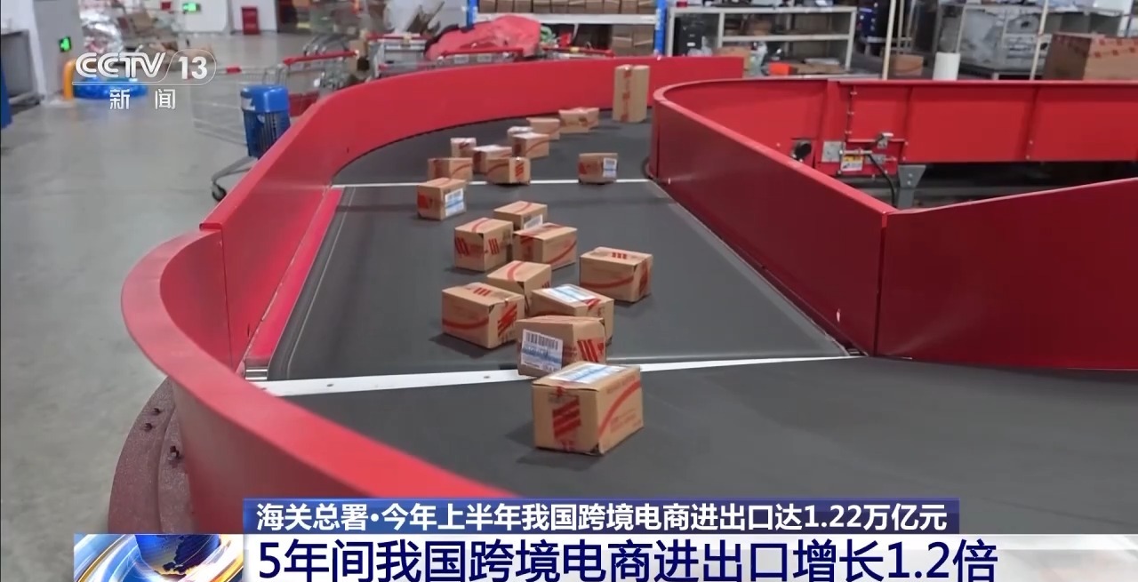 半年“跨”出1.22萬億元！我國(guó)跨境電商這樣跑出“加速度”